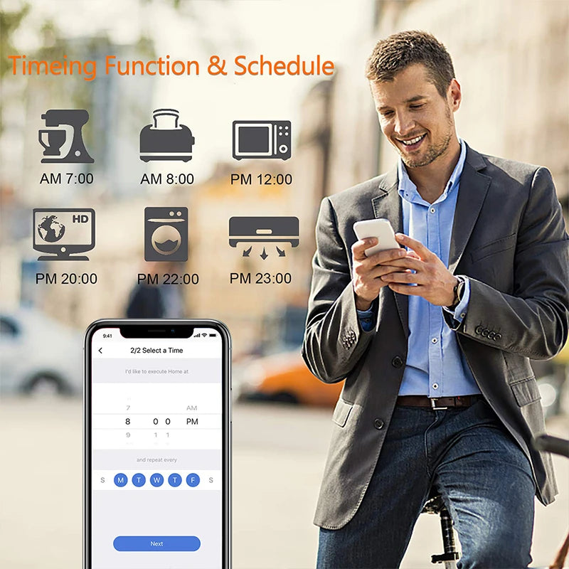 שקע חכם ישראלי 16A עם WiFi - שקע חשמל 220V עם שליטה מרחוק באפליקציה ותמיכה קולית עם Alexa ו-Google Assistant