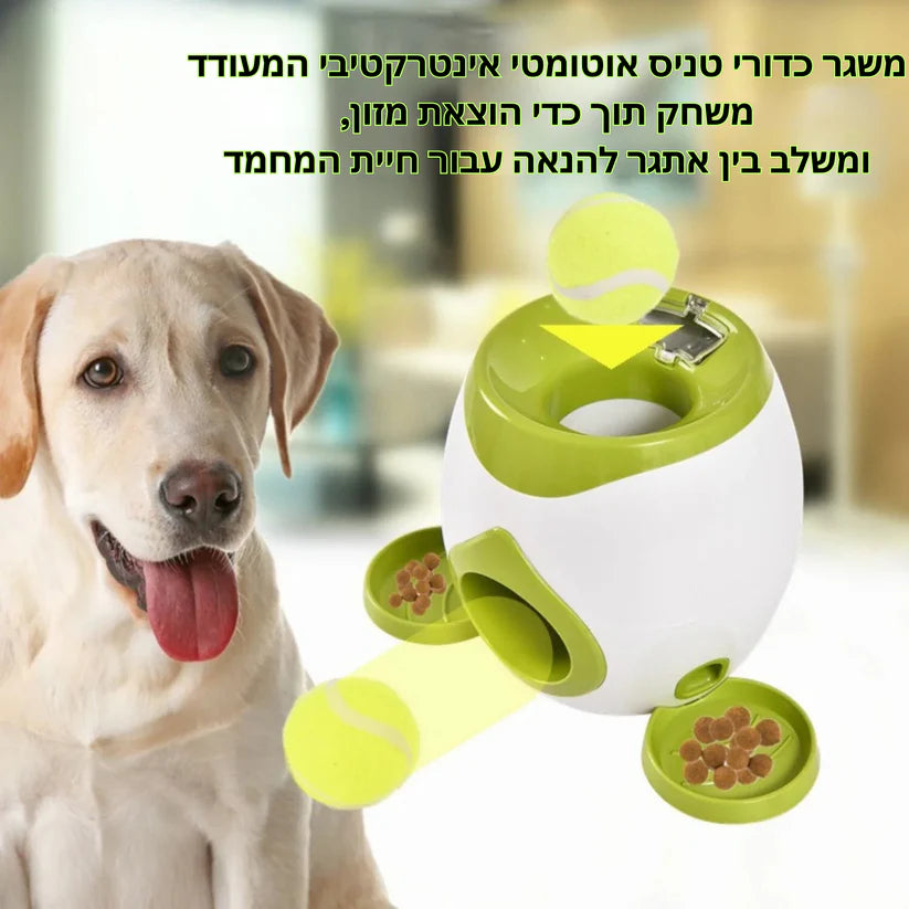 למה כדאי להשקיע במשגר כדורי טניס אוטומטי אינטראקטיבי לכלבים?
