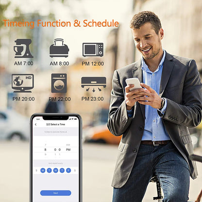שקע חכם ישראלי 16A עם WiFi - שקע חשמל 220V עם שליטה מרחוק באפליקציה ותמיכה קולית עם Alexa ו-Google Assistant