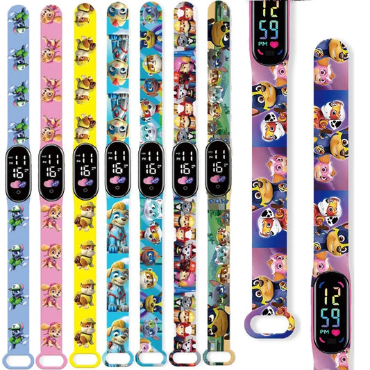 שעון ילדים אופנתי מבית PAW Patrol – מסך מגע LED, ספורטיבי, עמיד ונוח לילדים!