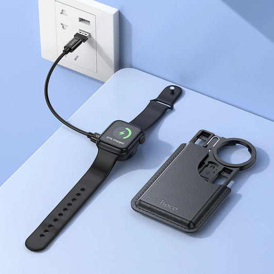 מטען אלחוטי מגנטי מהיר ל-Apple Watch – תחנת טעינה ניידת לכל הדגמי Apple Watch מושלם לנסיעות