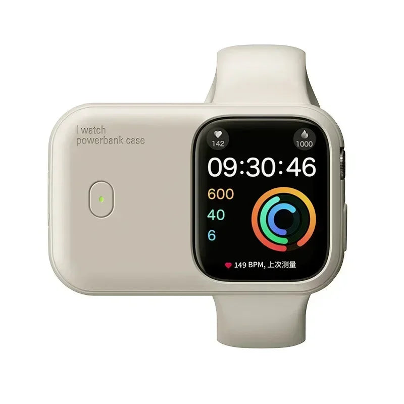 מטען אלחוטי נייד לשעון Apple Watch עם 10 רמות הגנה, אינדיקטור חכם ורצועת שעון נשלפת – טעינה נוחה, בטוחה ויעילה
