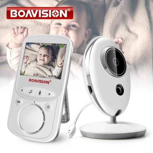 מוניטור אלחוטי מתקדם לתינוק עם מסך LCD, שמע דו-כיווני, ראיית לילה ופונקציית ניגון מוזיקה – מעקב נוח ובטוח 24/7
